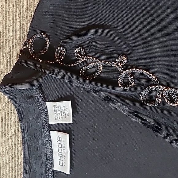 Chico's Travelers Crossover Blouse - Picture 11 of 11